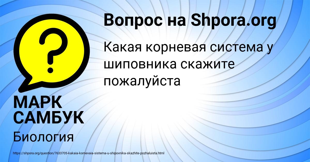 Картинка с текстом вопроса от пользователя МАРК САМБУК