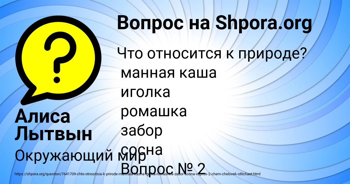 Картинка с текстом вопроса от пользователя Алиса Лытвын