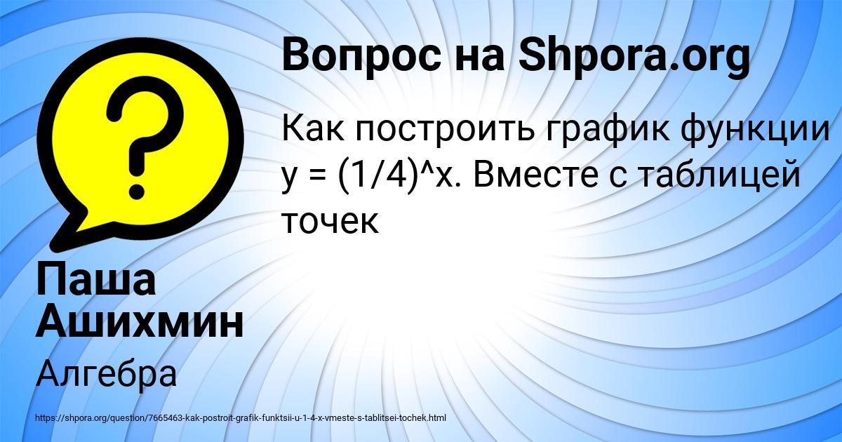 Картинка с текстом вопроса от пользователя Паша Ашихмин