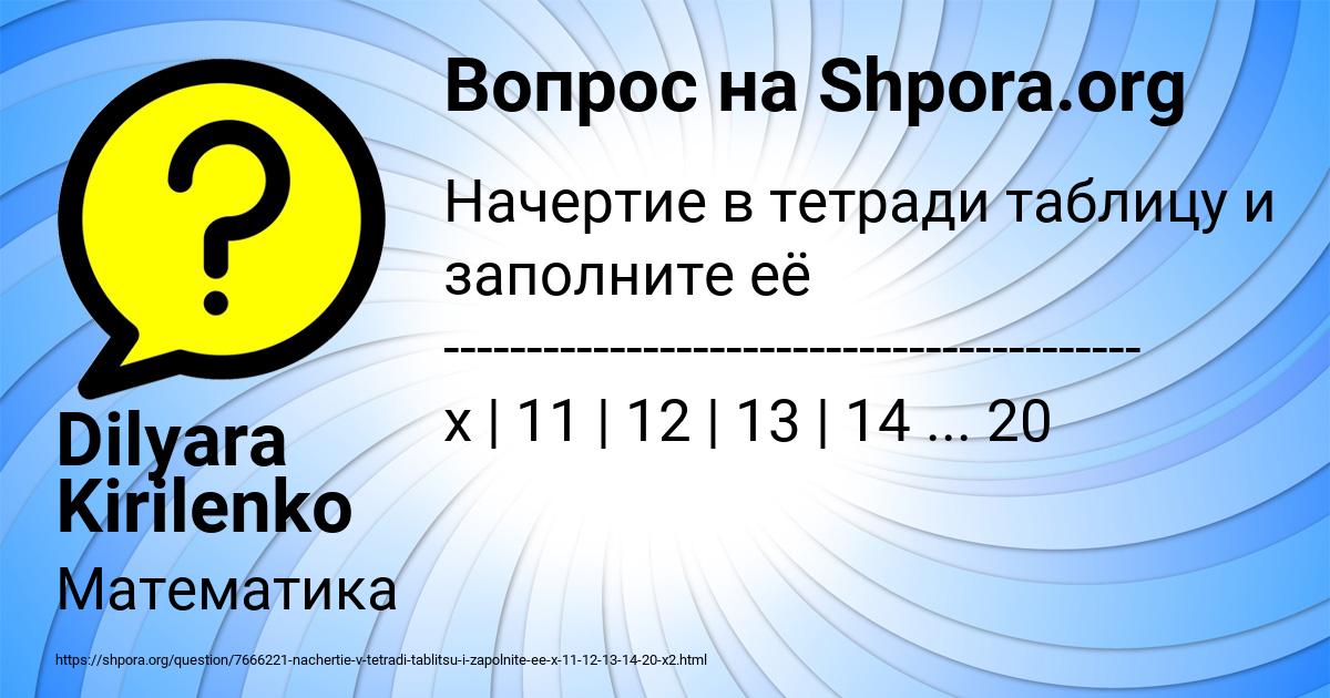 Картинка с текстом вопроса от пользователя Dilyara Kirilenko