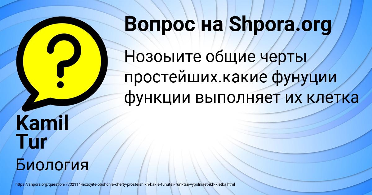 Картинка с текстом вопроса от пользователя Kamil Tur