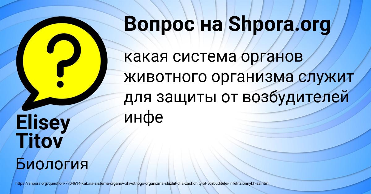 Картинка с текстом вопроса от пользователя Elisey Titov