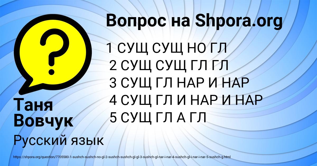 Картинка с текстом вопроса от пользователя Таня Вовчук