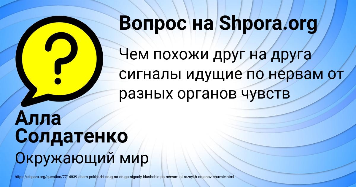 Картинка с текстом вопроса от пользователя Алла Солдатенко