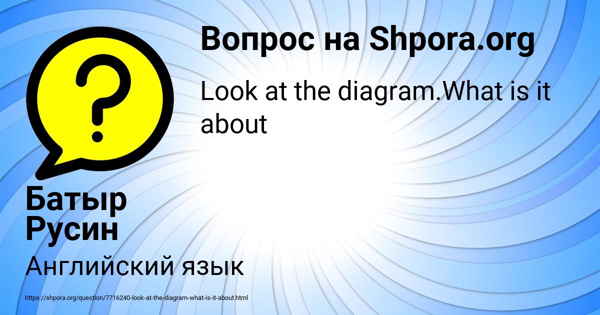 Картинка с текстом вопроса от пользователя Батыр Русин