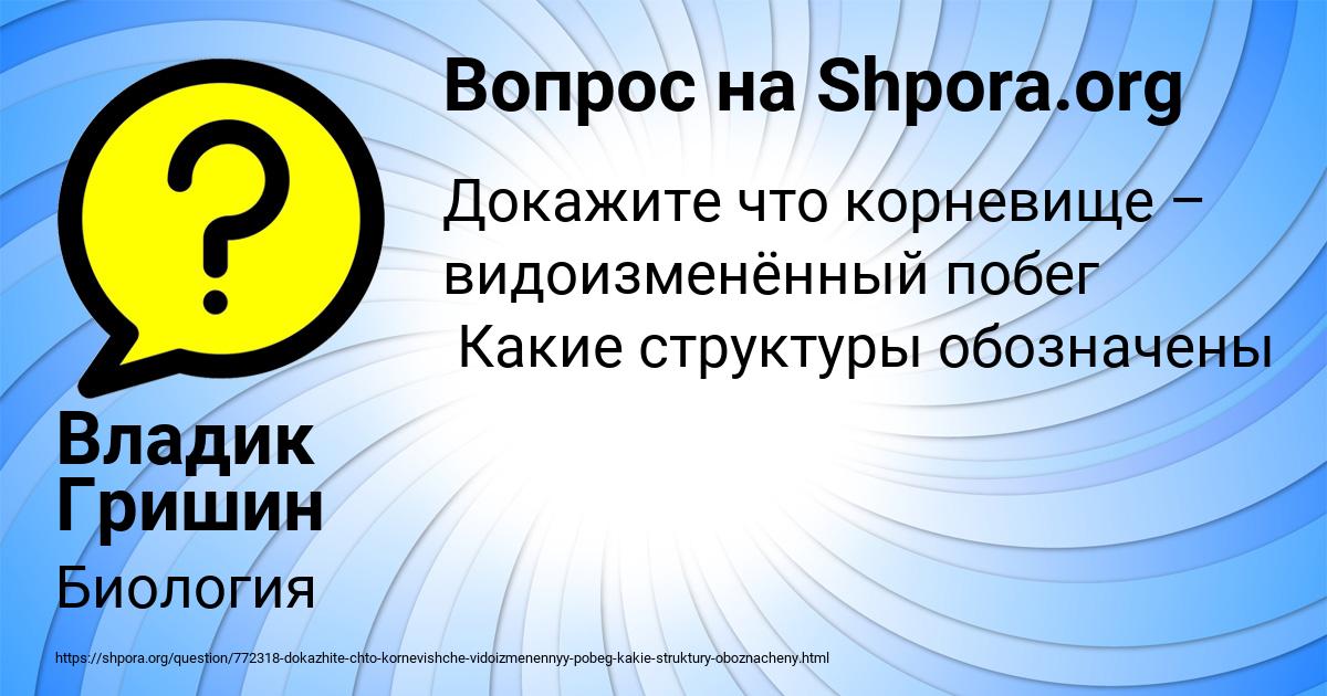 Картинка с текстом вопроса от пользователя Владик Гришин