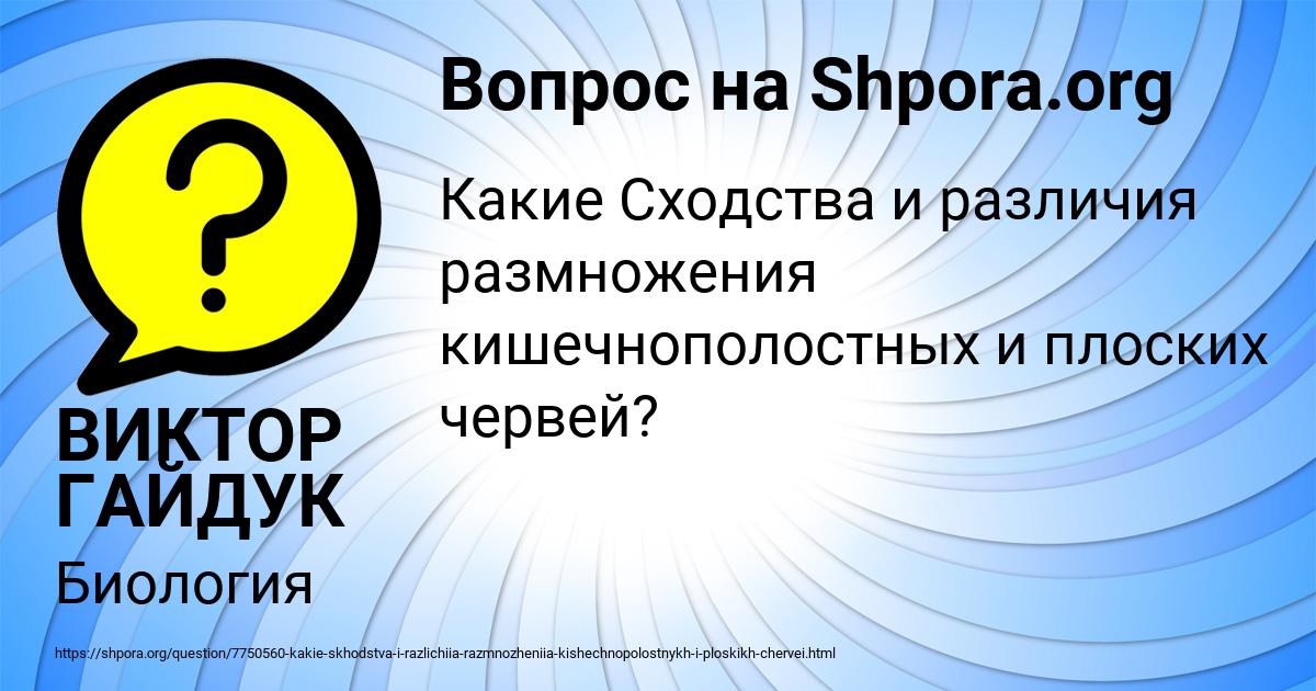 Картинка с текстом вопроса от пользователя ВИКТОР ГАЙДУК