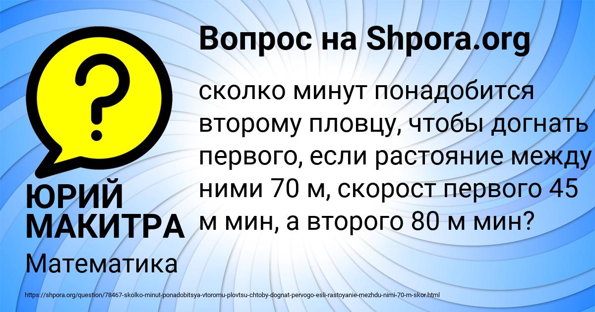 Картинка с текстом вопроса от пользователя ЮРИЙ МАКИТРА