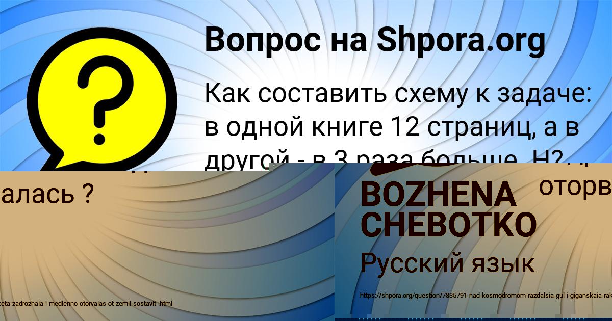 Картинка с текстом вопроса от пользователя ТЕМА РУСНАК