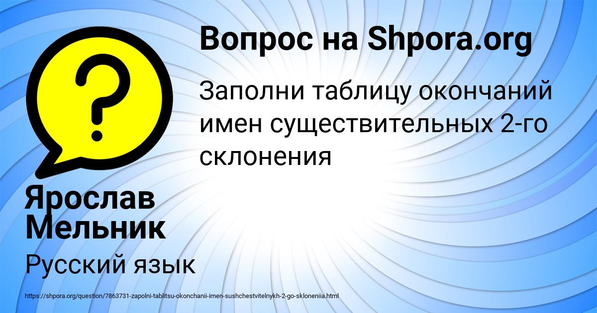Картинка с текстом вопроса от пользователя Ярослав Мельник