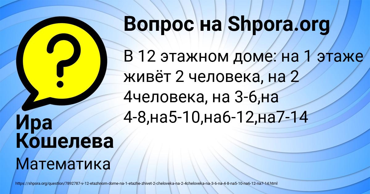 Картинка с текстом вопроса от пользователя Ира Кошелева