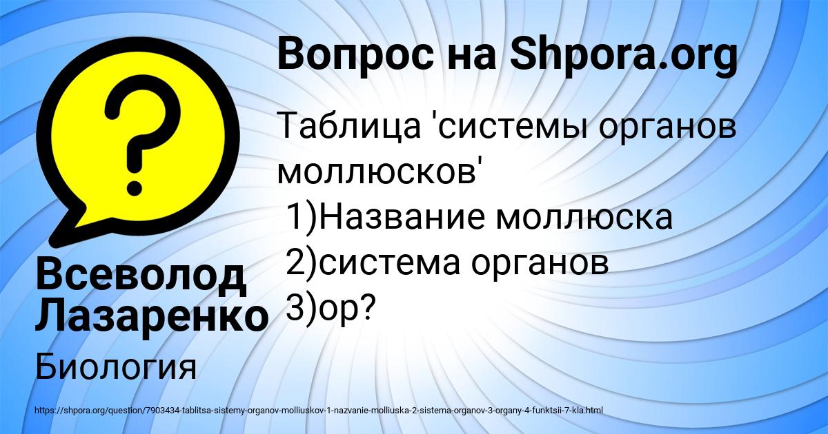 Картинка с текстом вопроса от пользователя Всеволод Лазаренко