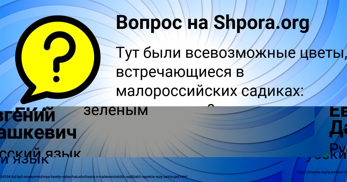 Картинка с текстом вопроса от пользователя ЕКАТЕРИНА РУДЕНКО
