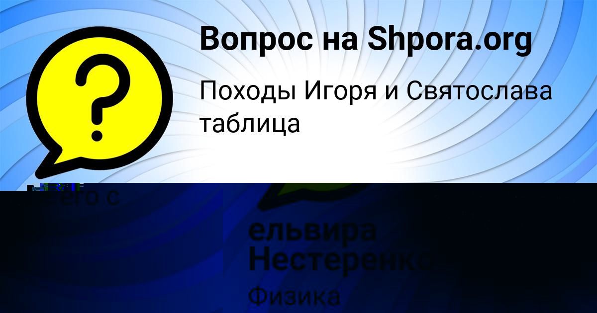 Картинка с текстом вопроса от пользователя ельвира Нестеренко