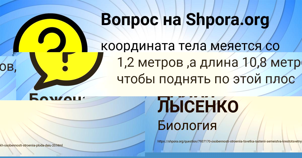 Картинка с текстом вопроса от пользователя ДАЛИЯ ЛЫСЕНКО