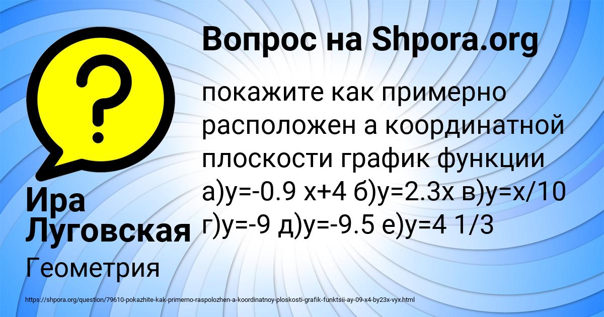 Картинка с текстом вопроса от пользователя Ира Луговская