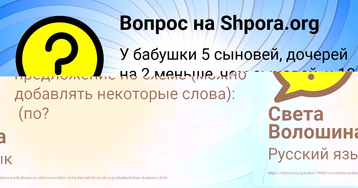 Картинка с текстом вопроса от пользователя Света Волошина