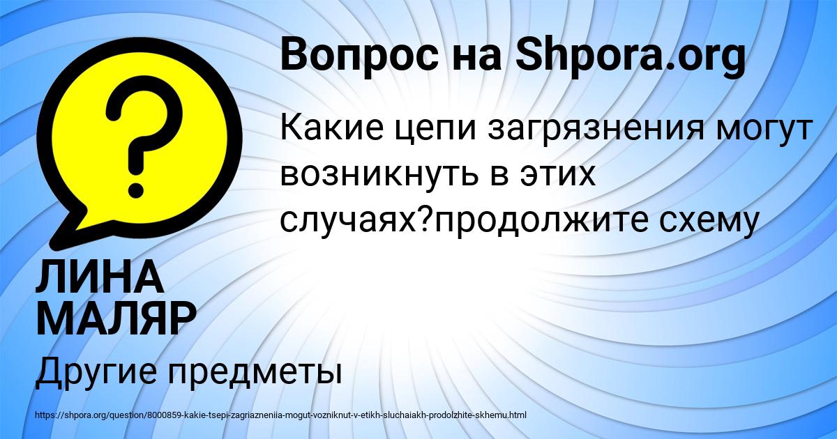 Картинка с текстом вопроса от пользователя ЛИНА МАЛЯР