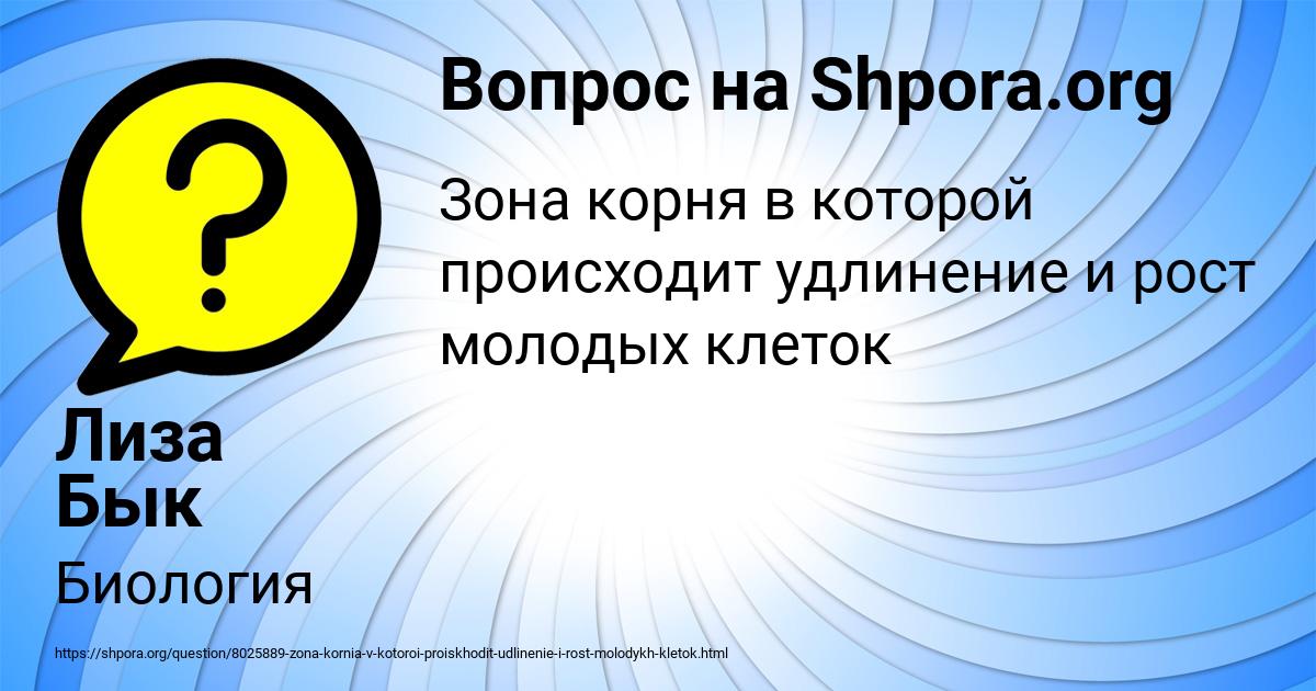 Картинка с текстом вопроса от пользователя Лиза Бык