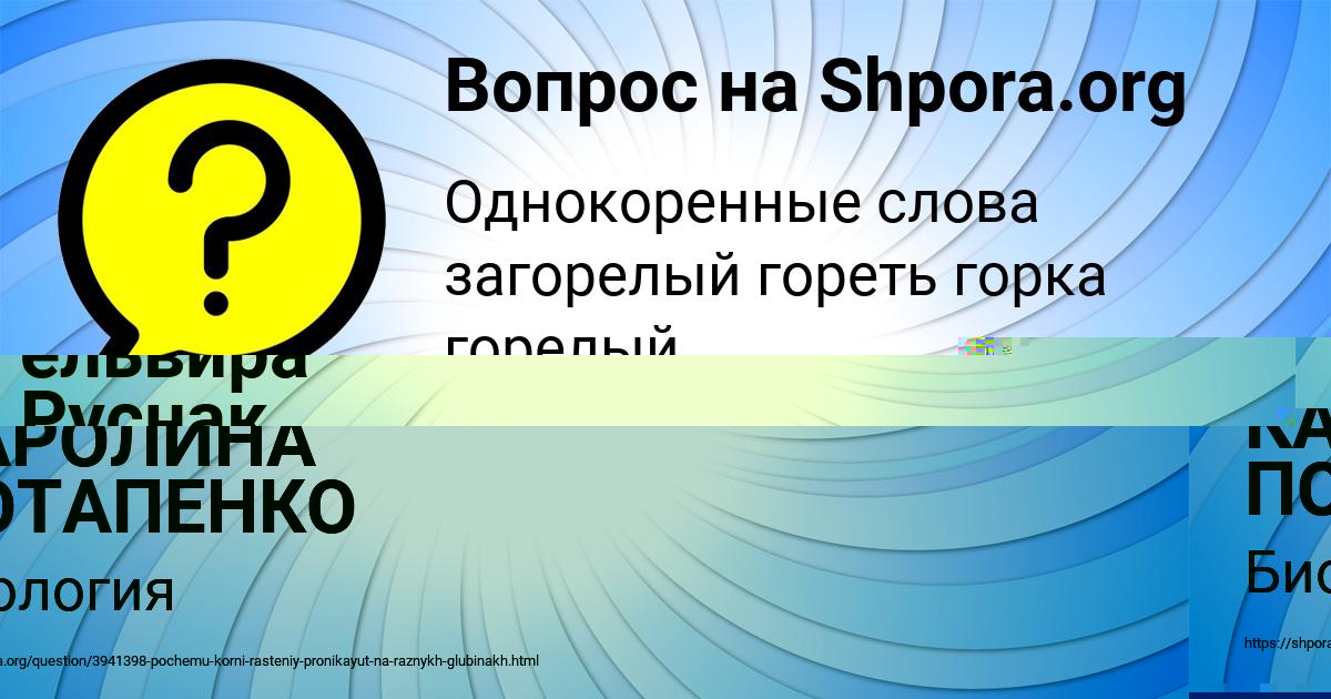 Картинка с текстом вопроса от пользователя Лариса Гухман