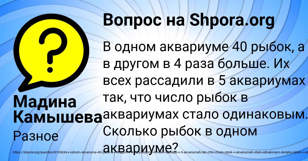 Картинка с текстом вопроса от пользователя Мадина Камышева