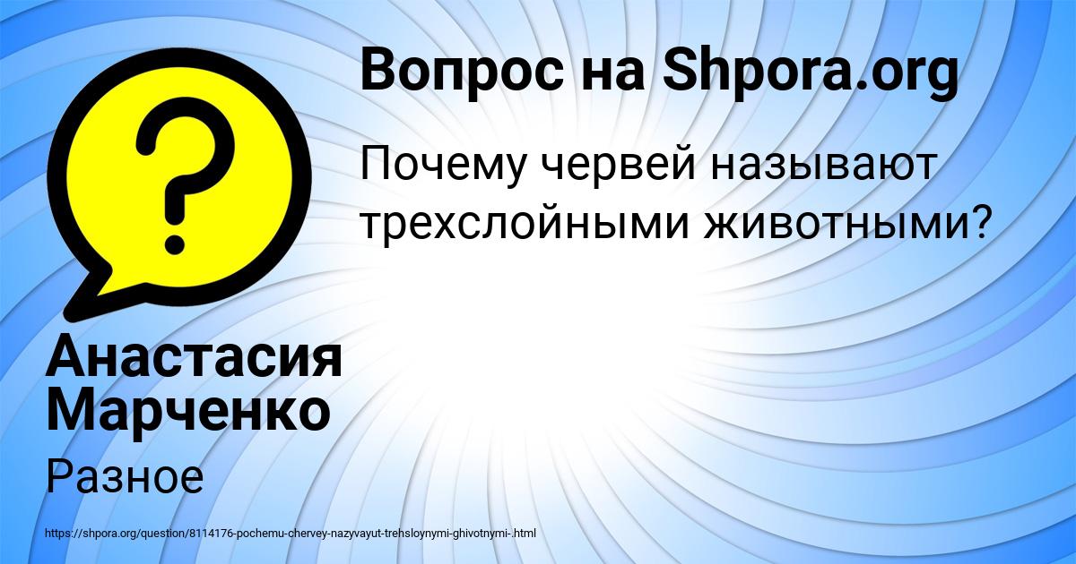 Картинка с текстом вопроса от пользователя Анастасия Марченко