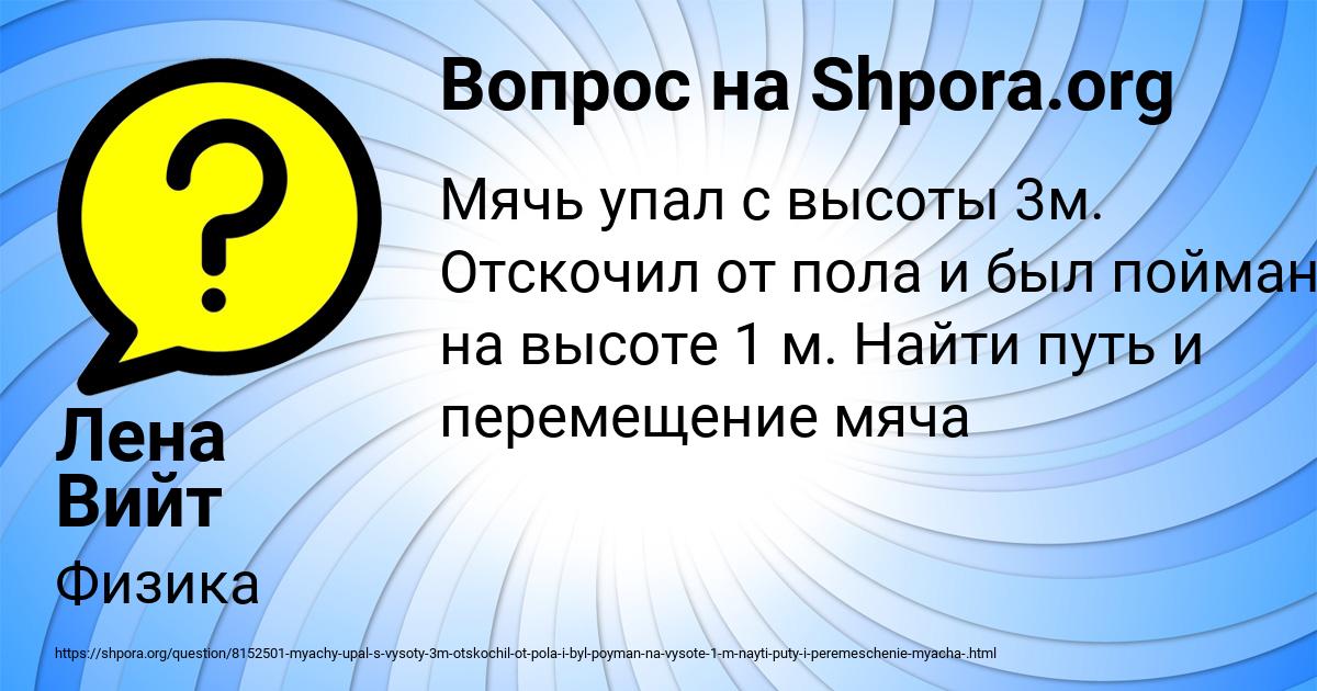 Картинка с текстом вопроса от пользователя Лена Вийт