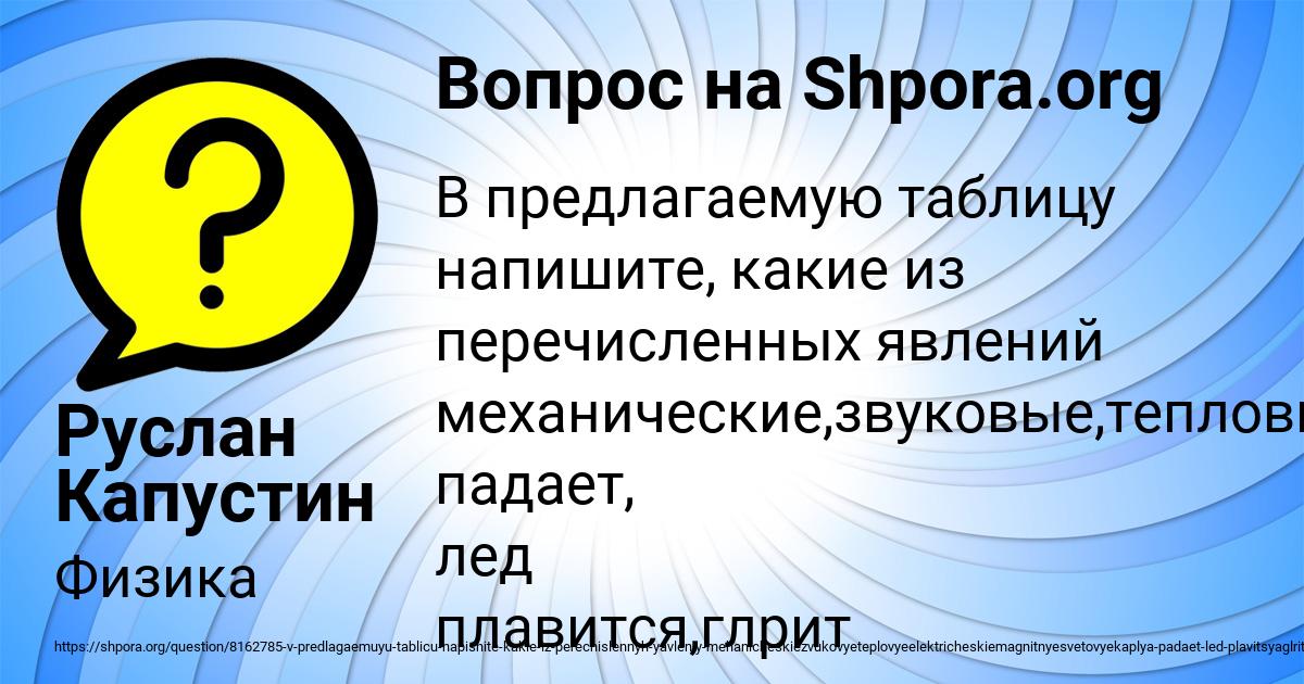 Картинка с текстом вопроса от пользователя Руслан Капустин