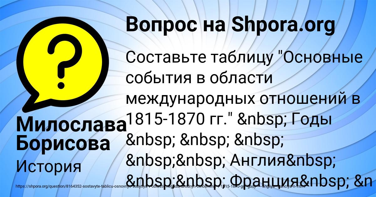 Картинка с текстом вопроса от пользователя Милослава Борисова