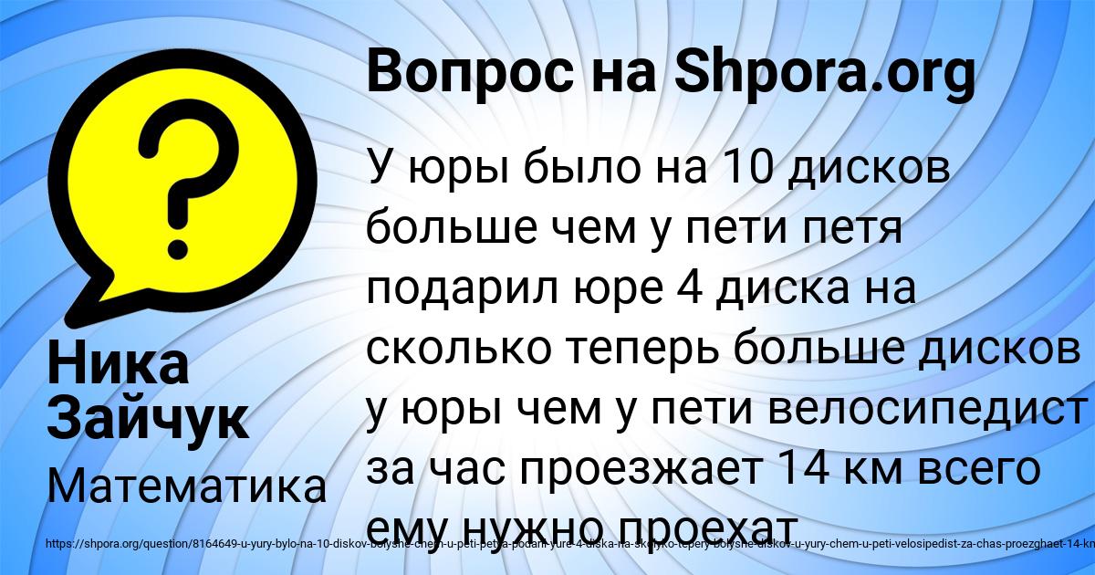 Картинка с текстом вопроса от пользователя Ника Зайчук