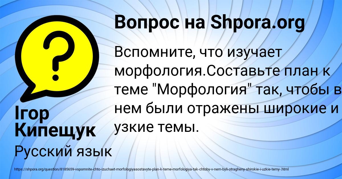 Картинка с текстом вопроса от пользователя Ігор Кипещук