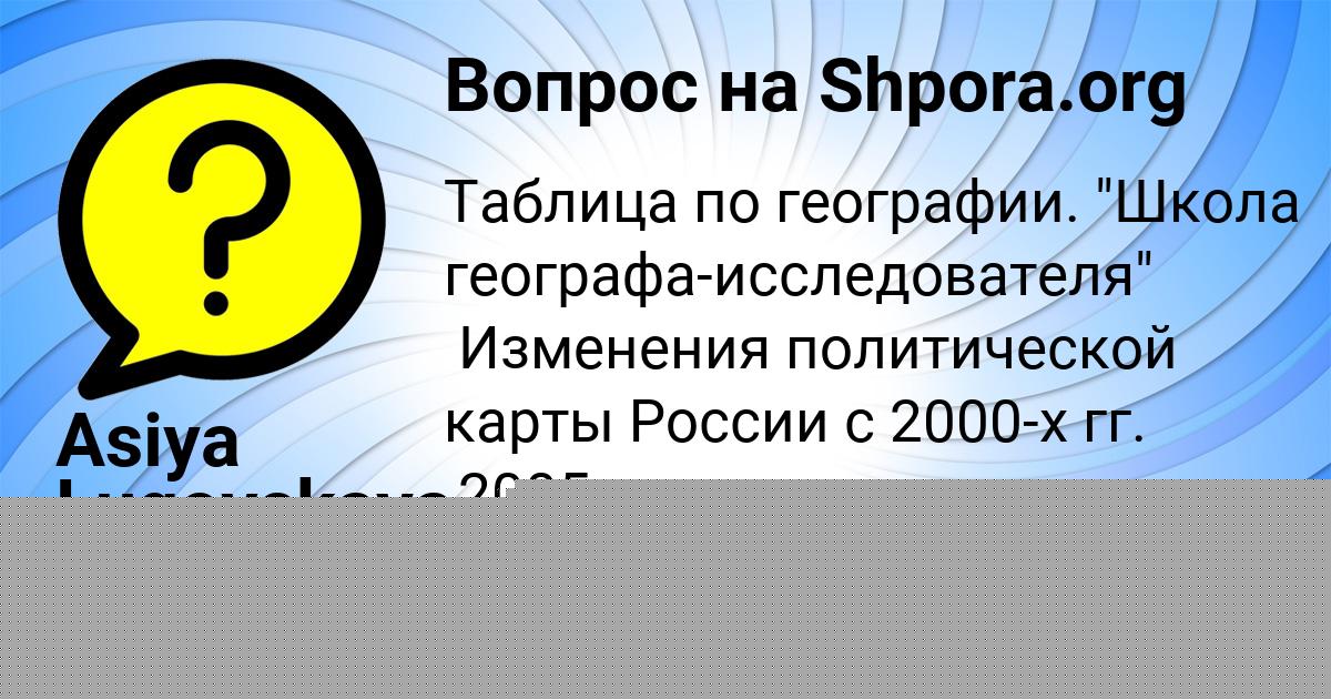 Картинка с текстом вопроса от пользователя ТАНЯ МАЛЯРЧУК