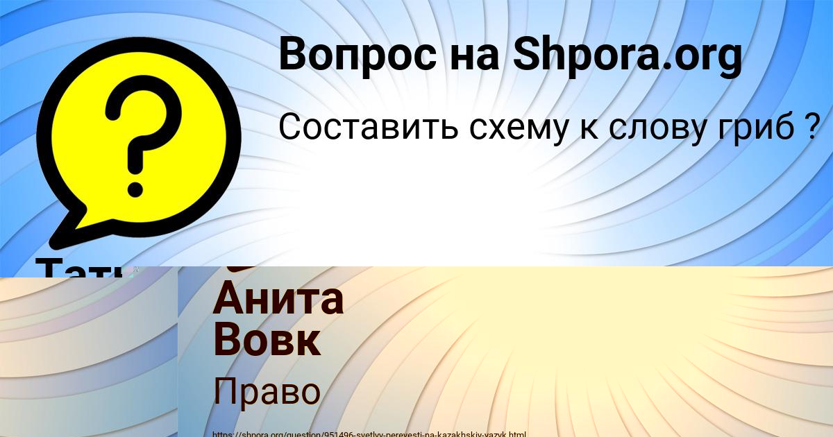 Картинка с текстом вопроса от пользователя Анита Вовк