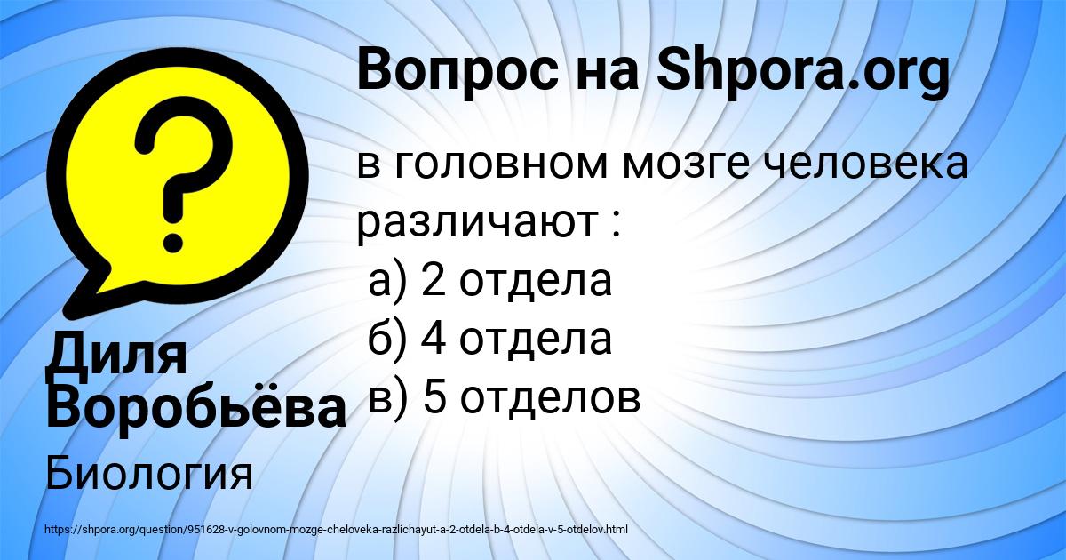 Картинка с текстом вопроса от пользователя Диля Воробьёва