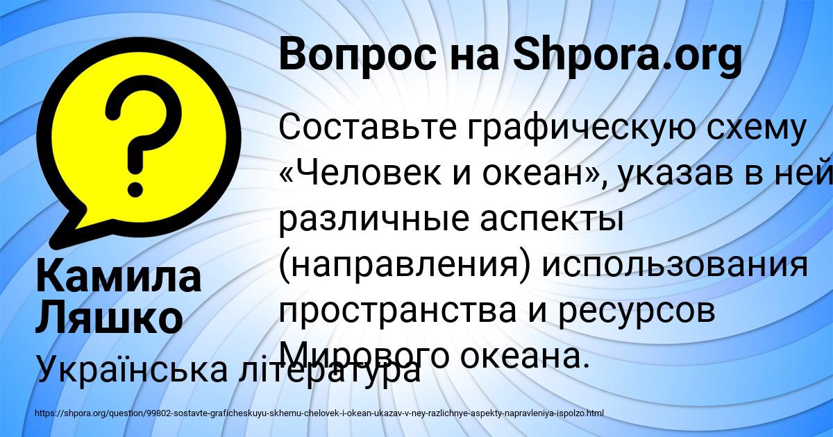 Картинка с текстом вопроса от пользователя Камила Ляшко